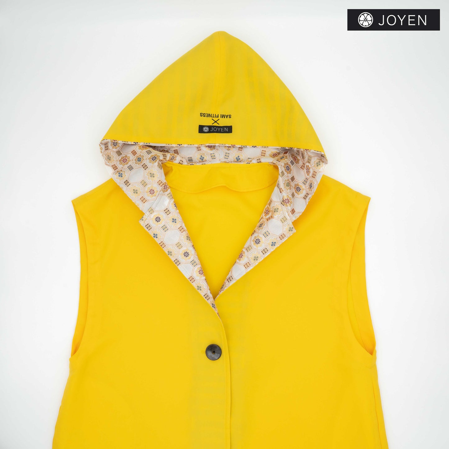 西陣フーディ 365 Yellow with White Kinran