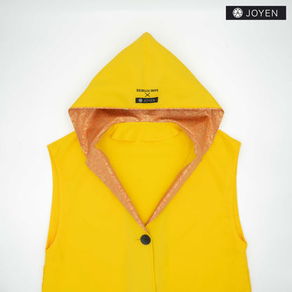 西陣フーディ 364 Yellow with Orange Kinran