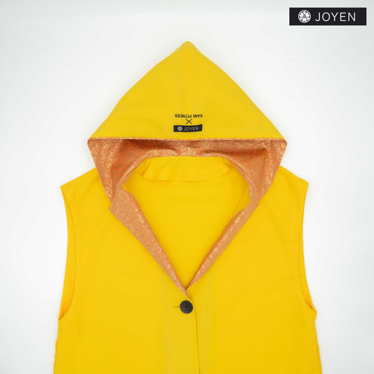 西陣フーディ 364 Yellow with Orange Kinran